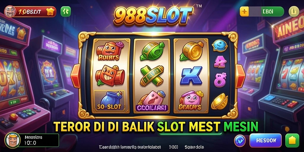 Gameplay menyeramkan di dunia slot mesin horor.