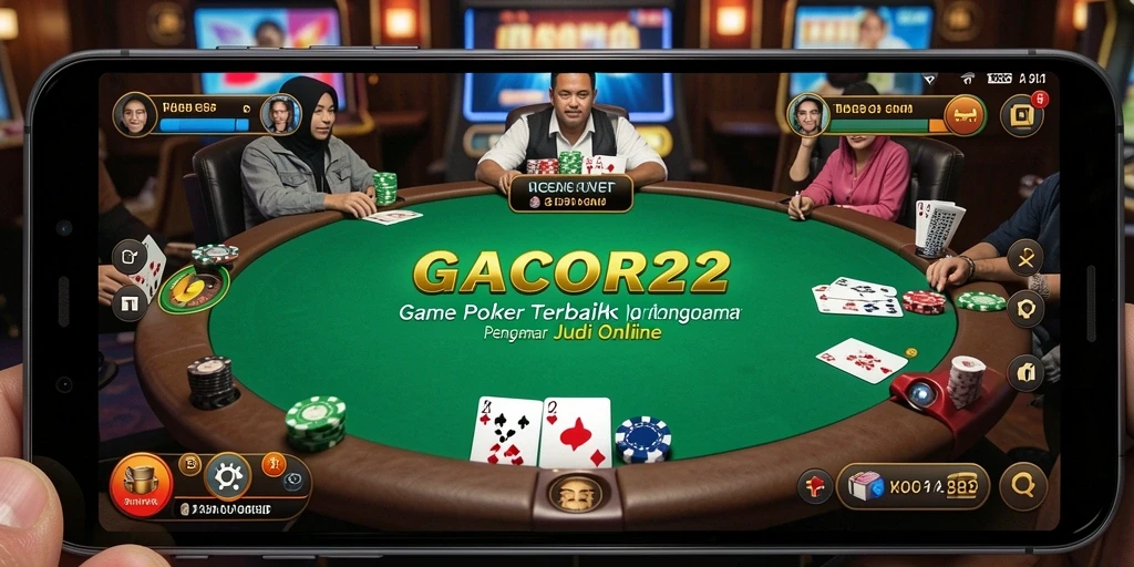 Gameplay seru dan menegangkan di GACOR22 saat bermain Poker.
