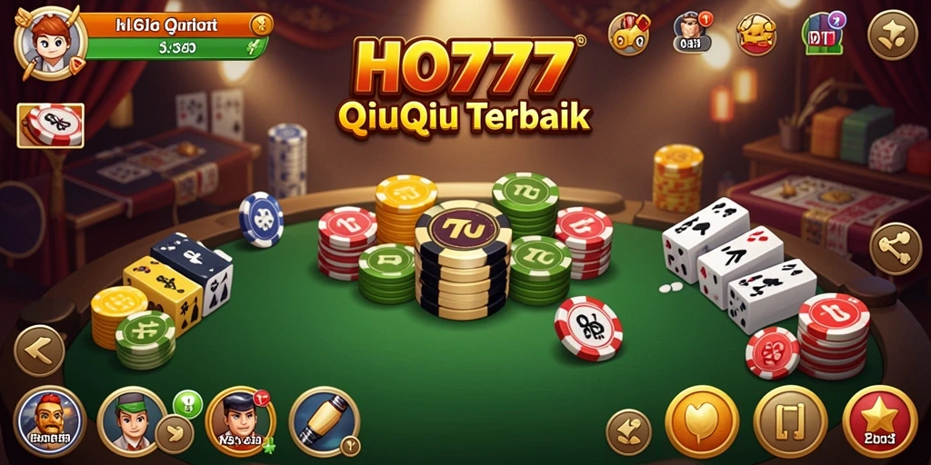 Gameplay QiuQiu yang seru dan kompetitif di HO777.