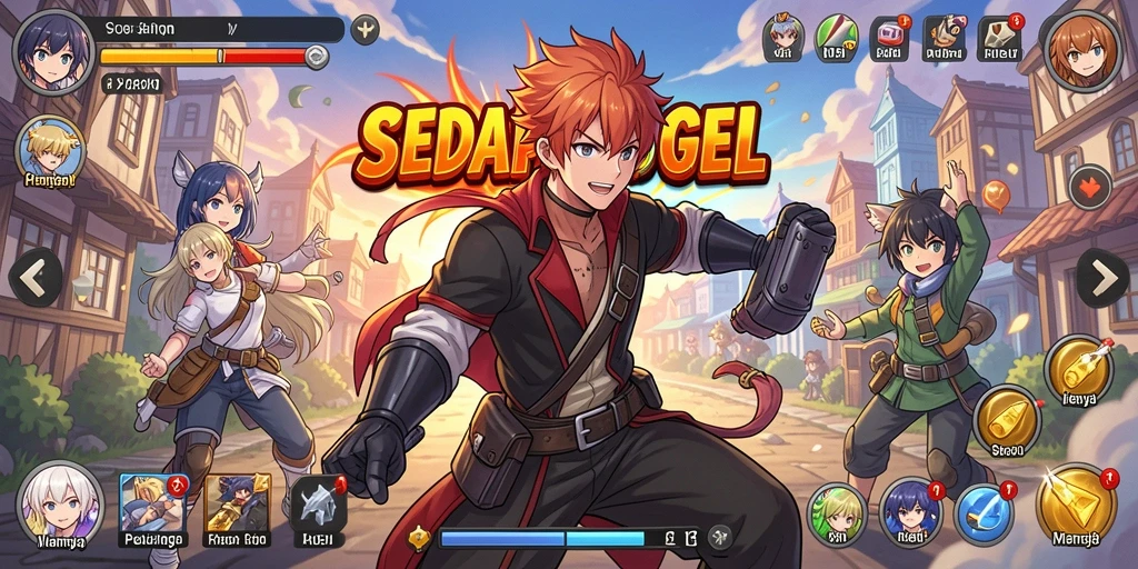 Gameplay menarik SEDAPTOGEL dengan karakter Anime yang menawan.